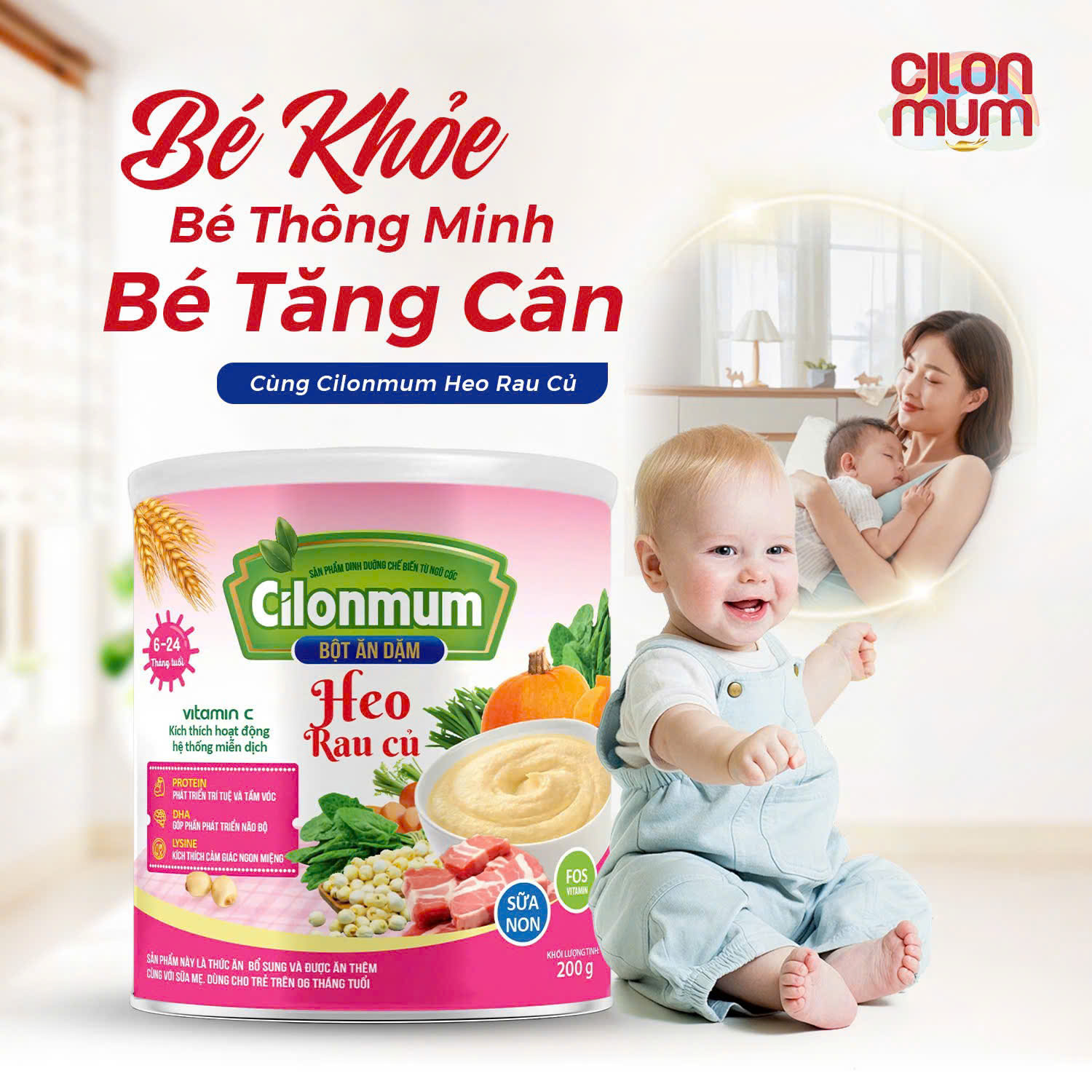 Bột Ăn Dặm Cilonmum