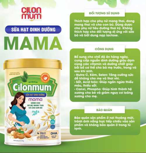 SỮA HẠT DINH DƯỠNG CILONMUM MAMA